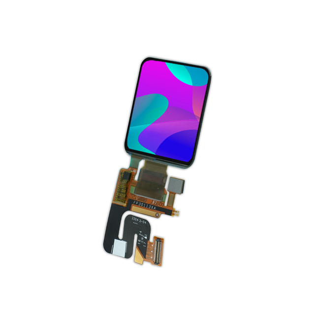1.6 Inch OLED Display with Oncell Touch Screen 320x360 Resolution RM69092 QSP Interface AMOLED Display for Smart Watch