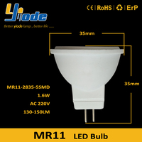 DC/AC12V GU4 Mini ampoule LED et projecteur économie d'énergie 2W MR11 220V 3000K 4000K 6000K pour un usage résidentiel