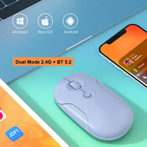 Mini 2,4G Ratones Usb Recargable Ratón inalámbrico Silencioso Ratón de computadora Macaron Modo <span class=keywords><strong>dual</strong></span> Silencioso - Product Image 4