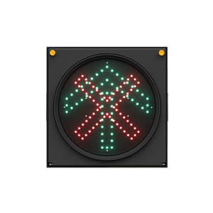 ZGSM Croix-Rouge Flèche Verte Signal de Trafic <span class=keywords><strong>2</strong></span> en <span class=keywords><strong>1</strong></span> Feu <span class=keywords><strong>LED</strong></span> Rouge/Vert pour Route et Station de Péage - Product Image 6