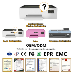 Para Erasmart A4 DTF Sistema automático CMYK 30cm Impresora de cama plana de inyección de tinta de película PET para ropa Impresora directa de fábrica de negocios - Product Image 2