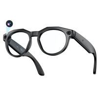 Lunettes Intelligentes Connectées avec Caméra HD 8MP, Enregistrement Vidéo, Assistant IA, Étanchéité IP66, Traduction en Temps Réel, Chargement Type-C, Batterie 290mAh