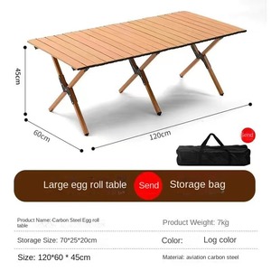 Cheap Price L Size <b>Folding</b> <b>Outdoor</b> BBQ <b>Tables</b> High Quality Portable Garden Camping Picnic Carbon Steel <b>Tables</b> - Product Image 6
