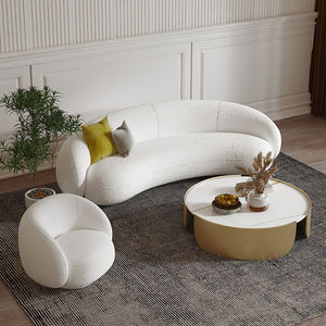 أريكة لشخصين بتصميم ياباني صديق للبيئة وأغطية قماشية لديكور غرفة المعيشة في الشقق العصرية - Product Image 5