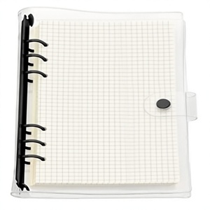 แฟ้มปกกระดาษแบบสันหกห่วงขนาด A6/A5 พร้อมสีที่ปรับแต่งได้สำหรับกระดาษแบบถอดได้และสมุดโน้ต - Product Image 1