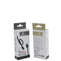 Boîte d'emballage de câble de données USB à usage général Boîte de papier d'emballage de chargeur Réglage de la boîte de couleur du produit électronique Do