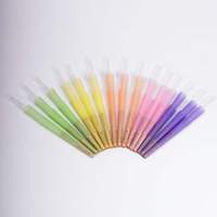 Boîte d'emballage en papier pour cônes pré-roulés avec logo personnalisé, papier non blanchi 13GSM, cônes en papier en forme de cône pour fumer avec embouts et tubes