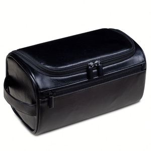 Neceser de Viaje Personalizado para Hombre - Bolsa de Aseo Grande de Cuero PU con Nombre Personalizado, Regalo para Esposo, Novio, Papá - Product Image 3