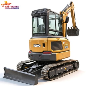 Hangood XE35U Zero Tail Swing <b>Mini</b> Excavator 4.2T Stage IV Engine Digging Depth With Swing Boom for Confined Space Operations - Product Image 1