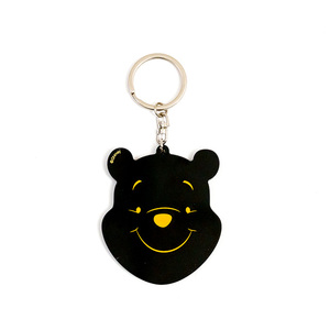 Custom Solid Color Cat Cartoon Light <b>Keychain</b> Promotional Gifts-Colorful Printed Charm Accessory cartoon <b>leather</b> <b>keychain</b> - Product Image 1