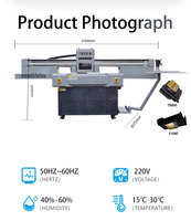 Industria al por mayor más grande Uv 1313 impresora plana personalizada precio razonable Uv vidrio impresora Uv impresora plana Uv