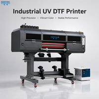 Imprimante UV DTF HANYING 60 cm avec têtes I3200, machine d'impression d'autocollants UV multicolores entièrement automatique haute vitesse rouleau à rouleau