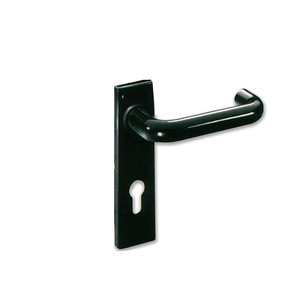 NEMEF ASSA ABLOY Pan210003 Modern Fire <b>Door</b> <b>Handles</b> Pair for Bedroom/<b>Bathroom</b> in Wood Alloy and Iron for <b>Locking</b> & Handling - Product Image 1
