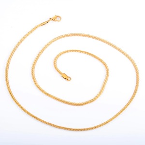 Collier ras du cou en chaîne tressée en acier inoxydable de 3 mm de large pour femme, accessoires de bijoux en métal pour le cou, clavicule, cadeau DIY - Product Image 6