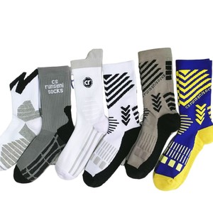 Athletic <b>Socks</b> Mid-Calf Terry Sole Sweat Absorbent Non Slip Soccer Training - Product Image 2