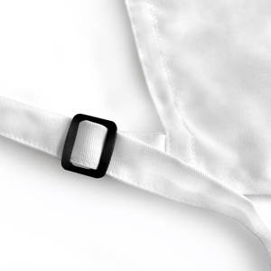 Custom-colored Kitchen Hotel-specific <b>Aprons</b> Sturdy Durable High-quality Baking <b>Aprons</b> Wholesale Polyester Material <b>White</b> <b>Apron</b> - Product Image 5