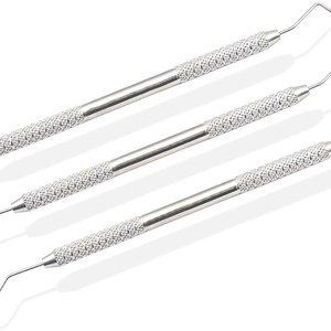 Ensemble d'instruments dentaires en acier inoxydable argenté, best-seller, qualité professionnelle, pinces ergonomiques manuelles, sondes, certifié CE - Product Image 5