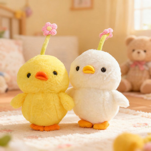 Lindo y Feliz Pollito de Peluche Súper Suave, Muñeco de Peluche, Muñeco para Niños, Muñeco para Máquina de Garras, Compañero de Escritorio, Regalo de Cumpleaños - Product Image 5