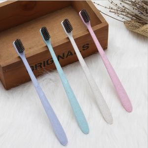Cepillo de Dientes de Carbón Natural con Limpiador de Lengua, Personalizable con Logotipo OEM, MOQ Bajo, Muestra Gratis, <span class=keywords><strong>Entrega</strong></span> en 7 Días, Listo para Enviar - Product Image 4