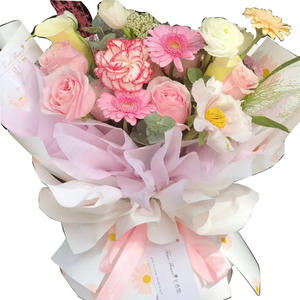 Autunno <span class=keywords><strong>di</strong></span> colore coreano popolare In stile <span class=keywords><strong>margherita</strong></span> stampa <span class=keywords><strong>carta</strong></span> da imballaggio impermeabile per regalo <span class=keywords><strong>di</strong></span> fiori semplice <span class=keywords><strong>carta</strong></span> da imballaggio floreale - Product Image 5