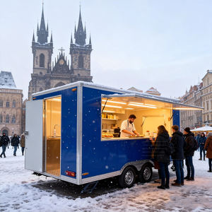 Remorque mobile de rue, food truck, fromage, chocolat, churros, en-cas sucrés, bonbons, remorque alimentaire italienne à vendre - Product Image 4