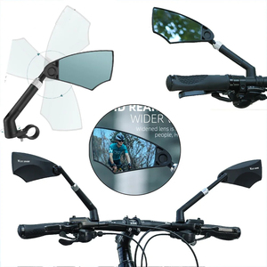 Espejo Retrovisor Antideslumbrante WEST BIKING, Telescópico y Ajustable para Manillar, Espejo Retrovisor para Bicicleta de Montaña, Bicicleta Eléctrica y Scooter - Product Image 1