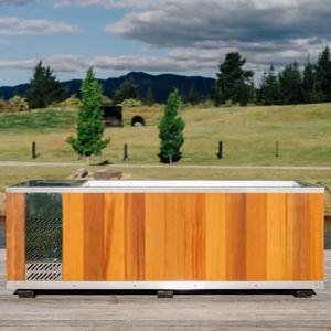 <span class=keywords><strong>Chauffe</strong></span>-<span class=keywords><strong>eau</strong></span> de spa extérieur de style industriel en acier inoxydable électrique, capacité de 2 à 5 <span class=keywords><strong>personnes</strong></span>, forme ronde, design chinois - Product Image 1