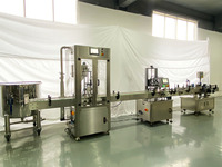 Línea de Llenado de Líquidos Totalmente Automática ESKO de Una Sola Cabeza con Dispositivo Integrado de Llenado y Tapado para Botellas de Plástico de Aceite Comestible