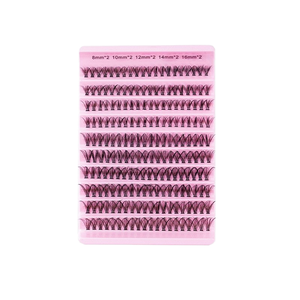 Fácil de Crear tu Propia Belleza en Casa, Pestañas Postizas Individuales en Racimo 3D Naturales de 10D-100D - Product Image 1