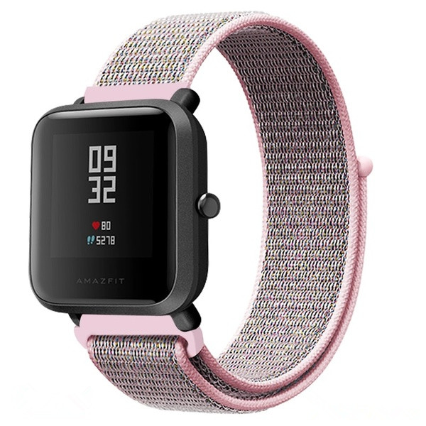 Ремешок нейлоновый для смарт-часов Amazfit Bip, браслет для galaxy watch 46 мм gear s3, 20 мм 22 мм
