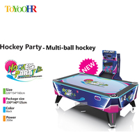 Table de hockey à air multi-pucks, machine de jeu d'arcade d'intérieur, table de hockey à air de haute qualité à monnayeur pour centre commercial