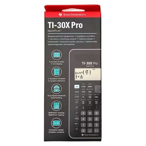 เครื่องคิดเลขวิทยาศาสตร์ TI-30X Pro พร้อมฟังก์ชัน MathPrint จอแสดงผล 4 บรรทัด ฟังก์ชันขั้นสูงสำหรับโรงเรียนและการเรียน - Product Image 1
