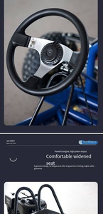 Xe Go Kart giải trí động cơ 196CC 4 thì 6.5HP, phanh thủy lực phía sau, yên ngồi đệm dày, vận hành êm ái - chất liệu thép bền, thoải mái, sử dụng xăng. - Product Image 6