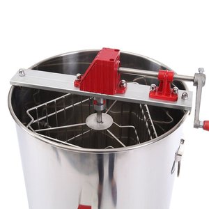 Honey Extractor 3 <b>Frame</b> Stainless Steel Manual Beekeeping Extraction Honeycomb Drum Spinner with Height Adjustable Stand - Product Image 5