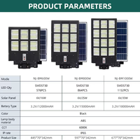 Lampadaire solaire tout-en-un 800W 1000W, étanche IP65, avec détecteur de mouvement PIR, lampe LED pour route, idéal pour les zones extérieures, les villages ruraux, les fermes et les allées.
