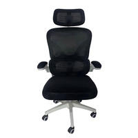 Chaise de bureau ergonomique moderne pivotante avec support lombaire en maille, réglable, de luxe, pour PDG, personnalisable, ensemble de mobilier de bureau