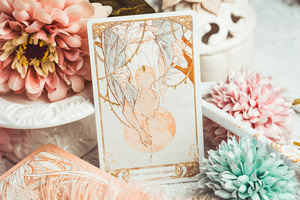 ไพ่ทาโรต์มอราเวีย ศิลปะมูชา สไตล์ไบแซนไทน์ ขอบเคลือบทองโฮโลแกรม - Product Image 2