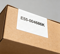 Lei waarschuwingslabel (geel) voor navulunit E55-004686K voor Jet3up Jet3eco inkjetprinter