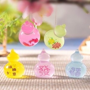 เครื่องประดับเรซิ่นรูปน้ำเต้าเรืองแสงหลากสีแบบใหม่ สำหรับตกแต่งตามหลักฮวงจุ้ย นำโชคแบบจีน ทำด้วยมือ เหมาะสำหรับทำเครื่องประดับ - Product Image 4