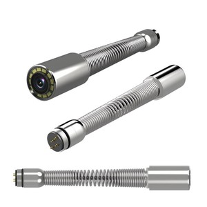 Caméra d'inspection de tuyau 10 "DVR 100M avec clavier Trolley Tige de traction <span class=keywords><strong>Endoscope</strong></span> de <span class=keywords><strong>canalisation</strong></span> d'égout 512HZ Compteur de compteur à nivellement automatique - Product Image 4