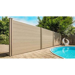 Clôture de jardin en bois composite, <span class=keywords><strong>180x180</strong></span> wpc, en plastique - Product Image 4