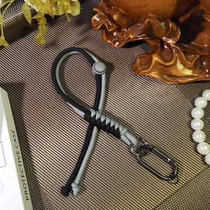 Kreative kurze 46cm gewebte hängende Seil Handy <span class=keywords><strong>Lanyard</strong></span> Telefon Fall Schlüssel ring Hals riemen Mobile Kette Produkt kategorie - Product Image 4