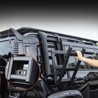 Échelle latérale télescopique pliable en alliage d'aluminium noir, dernière version, pour Jetour T2 2023 2024 2025