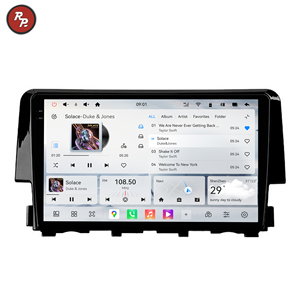 16 + 512GB pha lê 850 Android 14 đài phát thanh xe cho Honda Civic 2015-2020 DVD <span class=keywords><strong>Player</strong></span> âm thanh <span class=keywords><strong>video</strong></span> 2 DIN Màn hình Carplay - Product Image 1