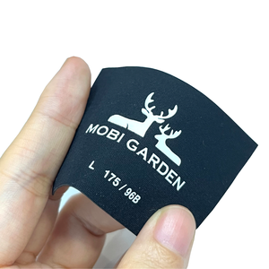 <span class=keywords><strong>Etichette</strong></span> personalizzate in tessuto di ferro <span class=keywords><strong>su</strong></span> Logo macchina da stampa produttori di abbigliamento in tessuto di raso etichetta tessuta - Product Image 3