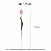 Buket Bunga Tulip Buatan Tangan Kelas Atas yang Melembapkan untuk Ruang Tamu, Meja Makan, Hari Valentine, Kemewahan Ringan