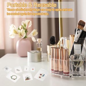 Custom Logo PVC Zipper Bag Clear Slider Zipper <b>Pouch</b> <b>Waterproof</b> Resealable Vinyl Packaging Bag for Garment Cosmetics Factory - Product Image 3