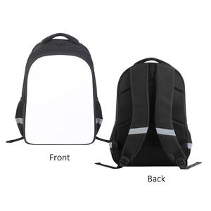 Mochila Sublimable en Blanco, Poliéster 600D, Directo de Fábrica, Panel de Impresión Desmontable, 4 Colores, Mochila Escolar - Product Image 4