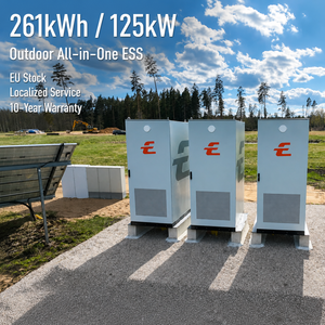 Système de stockage d'énergie industriel et commercial LITHTECH 500 kWh, armoire de batterie solaire extérieure pour alimentation de secours d'usine BESS - Product Image 2