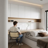 Lit Tatami Convertible Multifonctionnel en Bois Extensible Personnalisé pour Chambre à Coucher Moderne de Villa ou Appartement